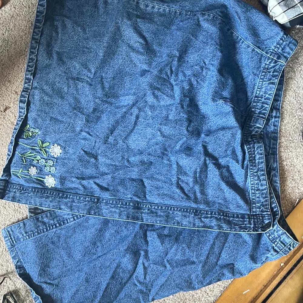 Plus size mini skirt